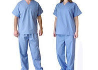 의료 유니폼 의료 의류 방수 실험실 코트 남여 공용 디자인을 닦습니다