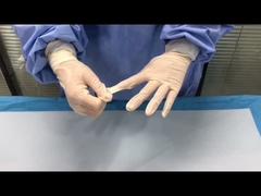 Medical Surgical Disposable Hand Gloves Sterile Latex Customized Color