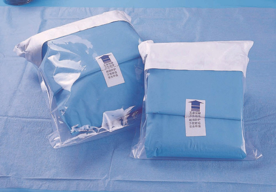 불모인 보편적 절차 외과적 팩 SM은 외과적 팩 엷은 조각 모양 환자 버릴 수 있는 맞춘 외과적 팩을 녹색으로 만듭니다