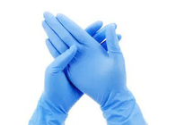 의학 처분할 수 있는 파란 니트릴 장갑 분말 자유로운 안전 검사 장갑