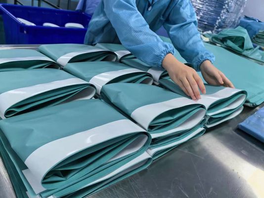 유럽 병원에 대한 녹색 보편적인 수술 키트 절차 패키지