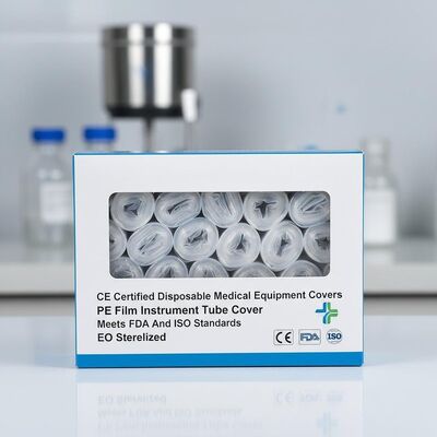 CE 인증 일회용 의료 장비 커버 PE 필름 기기 튜브 커버 FDA 및 ISO 표준 충족 EO 멸균