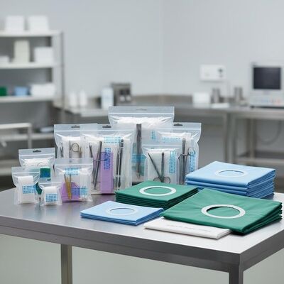 Sterile Surgical Packs in Various Sizes with Multiple Sterilization Methods and Disposable Patient Drapes